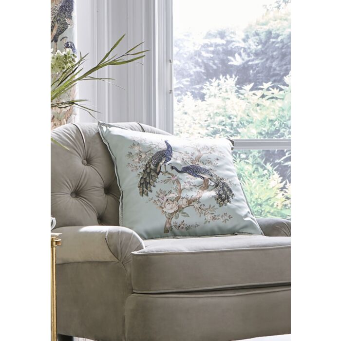 ashley wilde Laura Ashley Belvedere Duckegg 50x50cm Feather Cushion