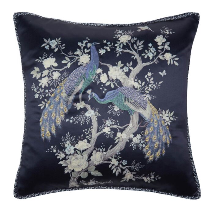 Ashley Wilde Laura Ashley Belvedere Midnight 50x50cm Feather Cushion