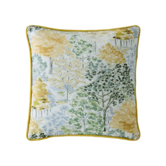 ashley wilde Laura Ashley Bernwood Ochre Yellow 45x45cm Microfibre Cushion