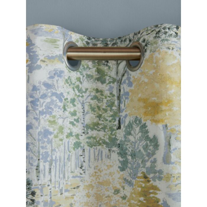Ashley Wilde Laura Ashley Bernwood Ochre Yellow Ready Made Curtains