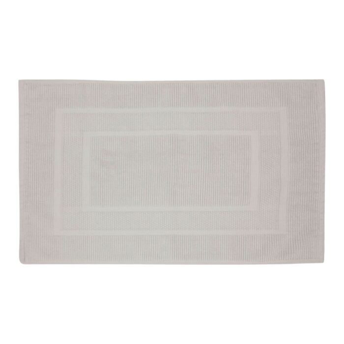 Ashley Wilde Laura Ashley Border Cotton Dove Grey Bath Mat