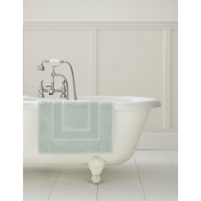 ashley wilde Laura Ashley Border Cotton Duckegg Bath Mat