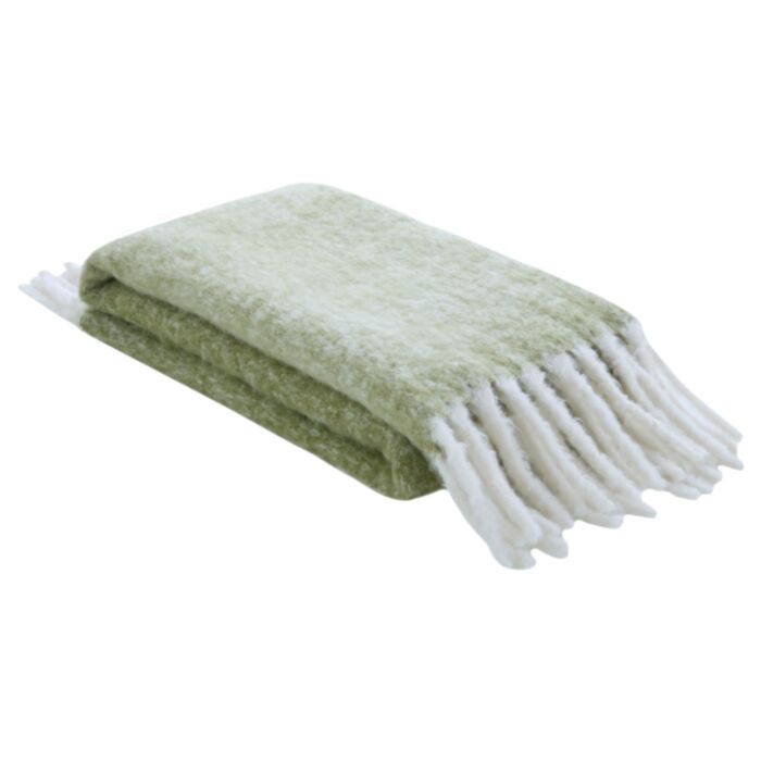 Ashley Wilde Laura Ashley Bronwen Olive Green 130x170cm Throw