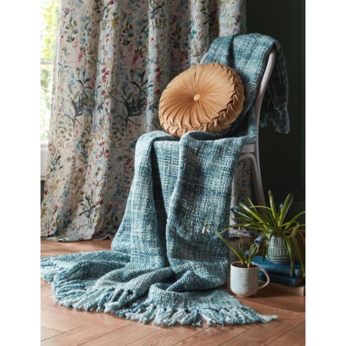 ashley wilde Laura Ashley Brydie Seaspray Blue 130x170cm Throw