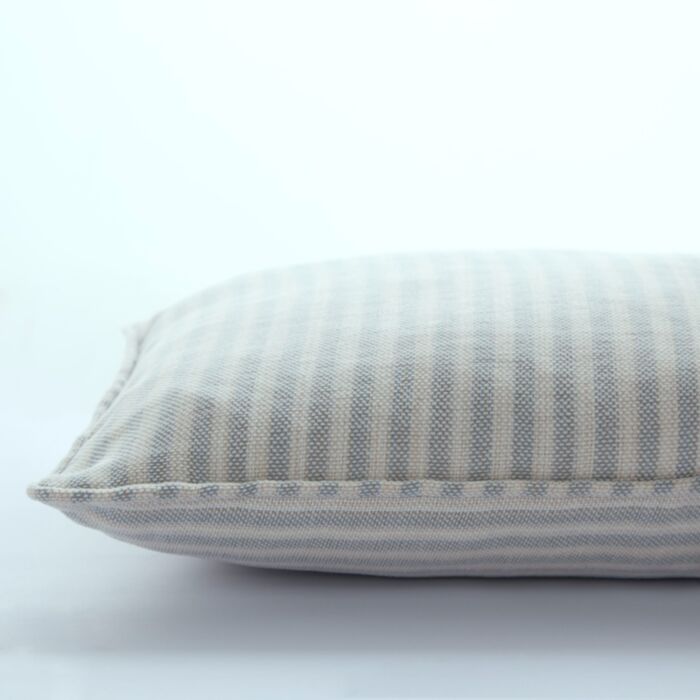 Ashley Wilde Laura Ashley Cornish Chenille Stripe Slate Blue 30x50cm Microfibre Cushion