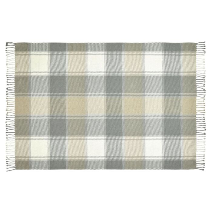 Ashley Wilde Laura Ashley Dylan Steel 150x200cm Throw