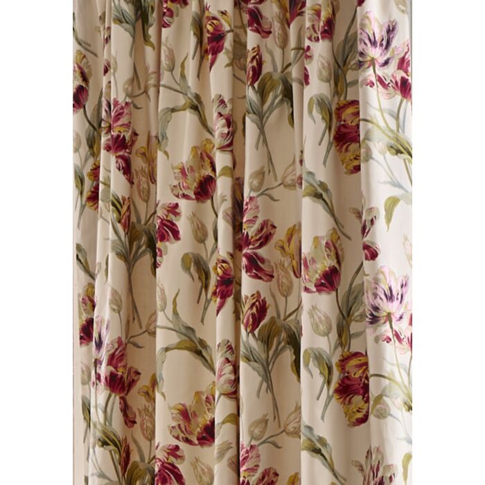 Ashley Wilde Laura Ashley Gosford Cranberry Ready Made Curtains