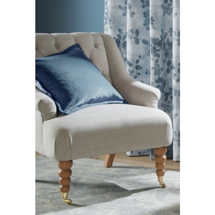 Ashley Wilde Laura Ashley Hanya Dark S.Spray Blue 45x45cm Microfibre Cushion