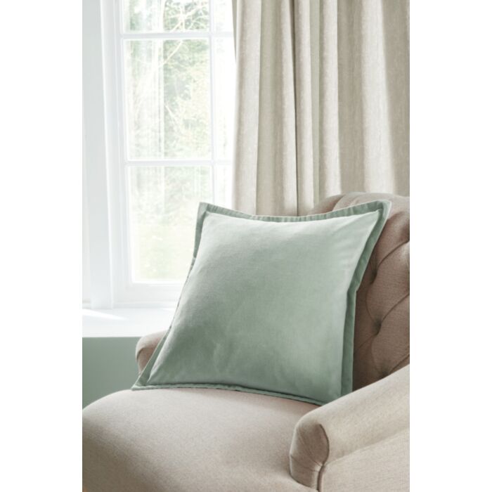 Ashley Wilde Laura Ashley Hanya Sage Leaf 45x45cm Microfibre Cushion