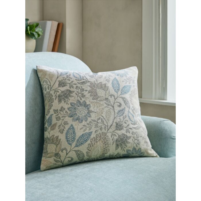 Ashley Wilde Laura Ashley Hedingham Seaspray Blue 45x45 Microfibre Cushion