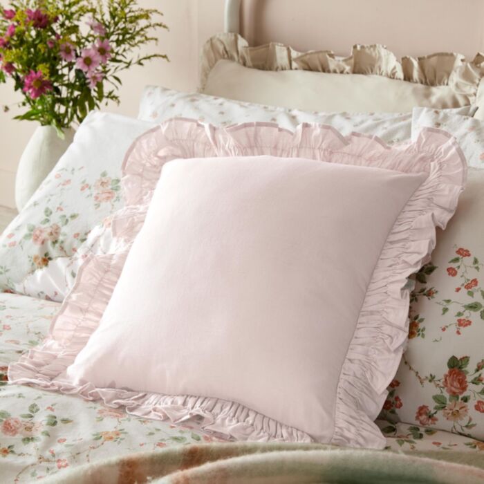 ashley wilde Laura Ashley Idina Blush Pink 45x45cm Cushion
