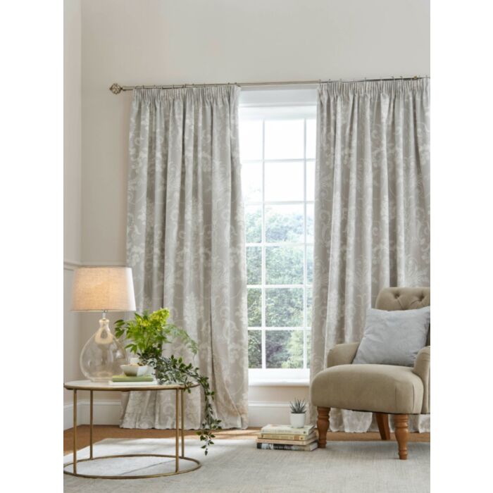 ashley wilde Laura Ashley Josette Dove Grey Ready Made Curtains
