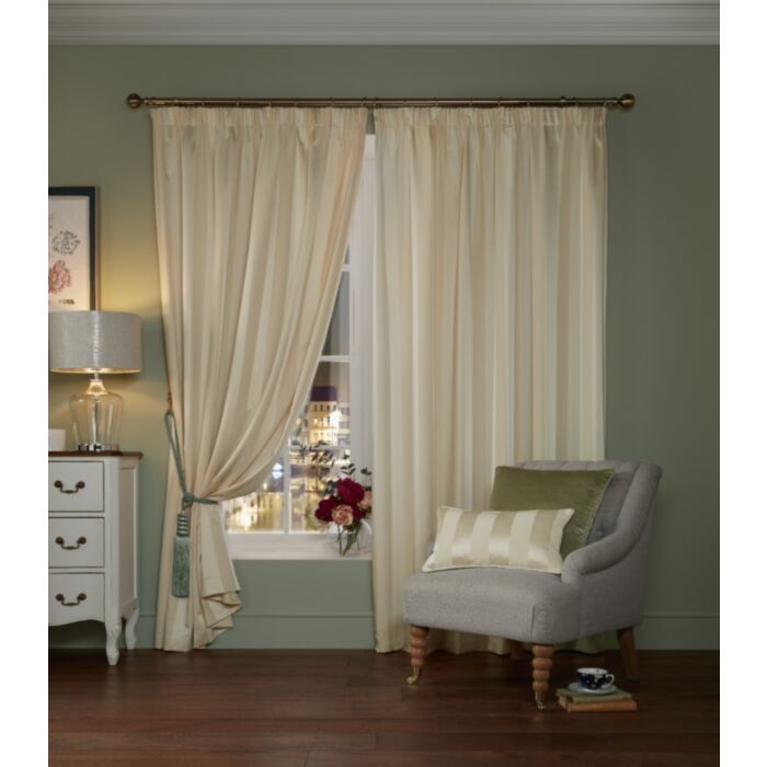 ashley wilde Laura Ashley Lille Stripe Oyster Ready Made Curtains