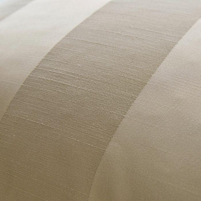 Ashley Wilde Laura Ashley Lille Stripe Truffle Natural 30x50cm Microfibre Cushion