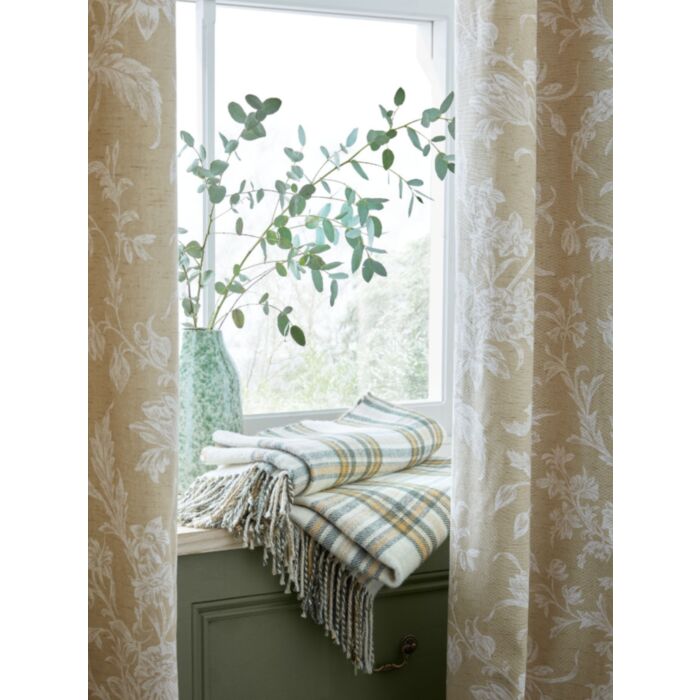 Ashley Wilde Laura Ashley Lloyd Caramel Ready Made Curtains