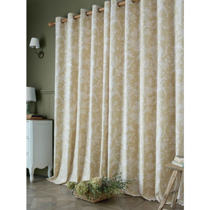 Ashley Wilde Laura Ashley Lloyd Caramel Ready Made Curtains