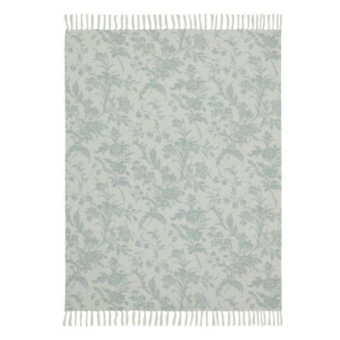 Ashley Wilde Laura Ashley Lloyd Dark Duckegg 130x170cm Throw