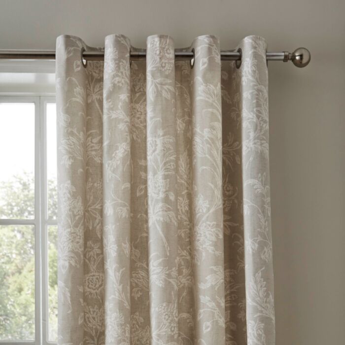 Ashley Wilde Laura Ashley Lloyd Dove Grey Ready Made Curtains