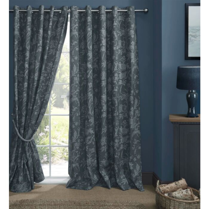 Ashley Wilde Laura Ashley Lloyd Midnight Ready Made Curtains