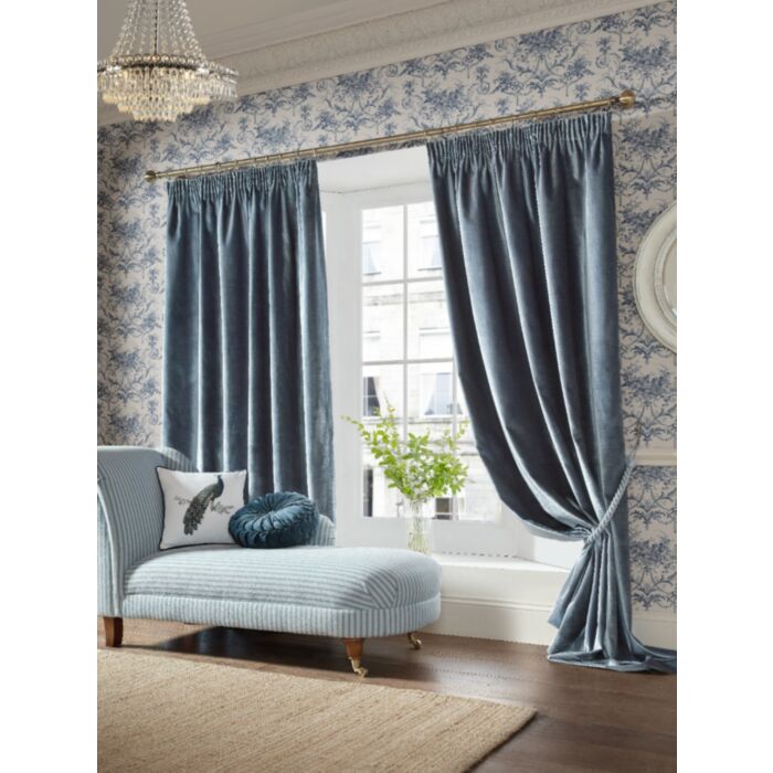 ashley wilde Laura Ashley Loretta Dark Seaspray Ready Made Curtains