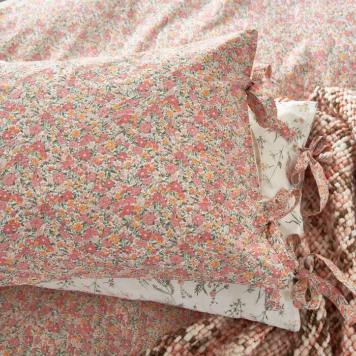 Ashley Wilde Laura Ashley Loveston Coral Pink Bedding