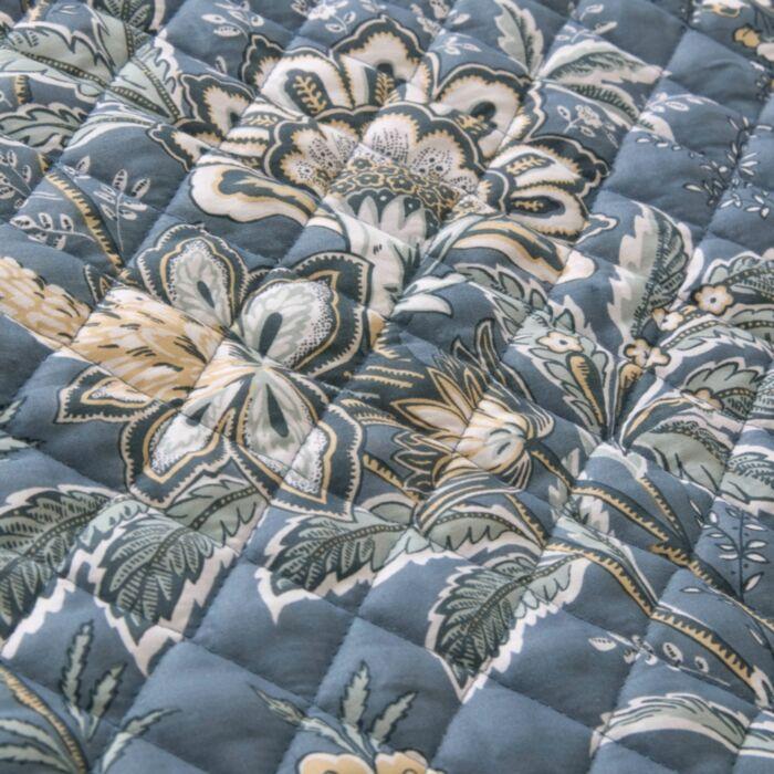 Ashley Wilde Laura Ashley Marlbrook Dusky Seaspray 235x235cm Quilted Bedspread