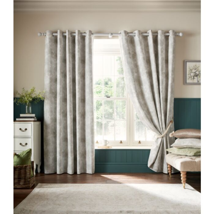Ashley Wilde Laura Ashley Millhayes Natural Ready Made Curtains