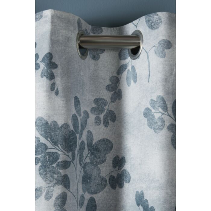 Ashley Wilde Laura Ashley Millhayes Smoke Blue Ready Made Curtains