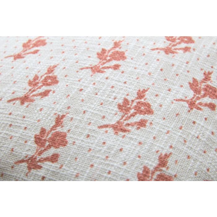 Ashley Wilde Laura Ashley Mountjoy Sprig Terracotta Orange 45x45 Microfibre Cushion