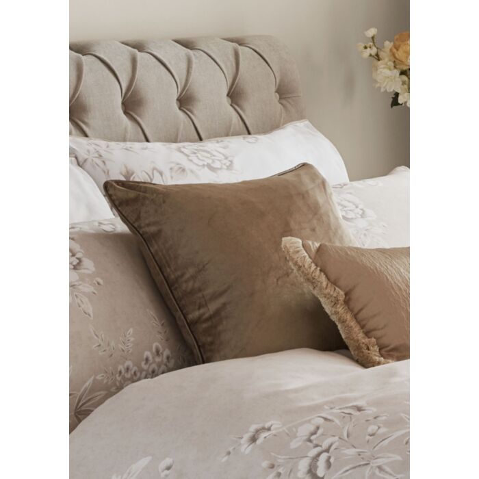 Ashley Wilde Laura Ashley Nigella Chestnut 50x50cm Microfibre Cushion