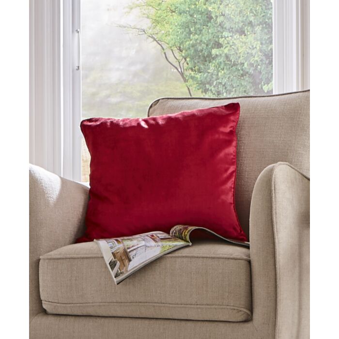 ashley wilde Laura Ashley Nigella Cranberry 50x50cm Microfibre Cushion