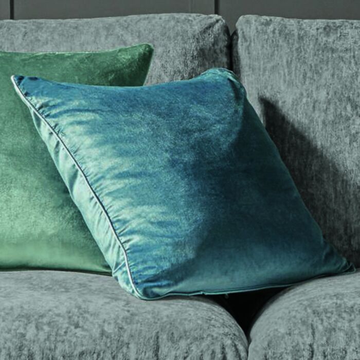 ashley wilde Laura Ashley Nigella Dark Seaspray 50x50cm Microfibre Cushion