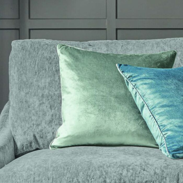 ashley wilde Laura Ashley Nigella Grey Green 50x50cm Microfibre Cushion
