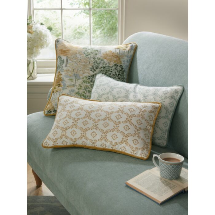 Ashley Wilde Laura Ashley Norton Ochre 30x50cm Microfibre Cushion