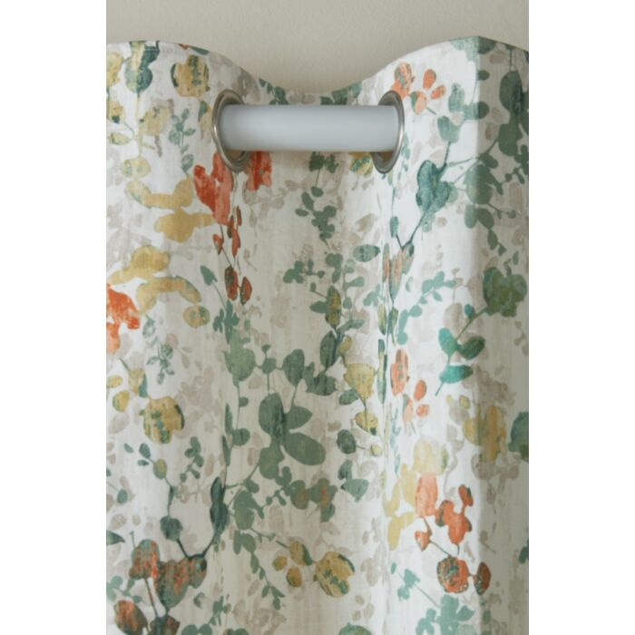 Ashley Wilde Laura Ashley Old Castle Leaves Fern Green Ready Made Curtains