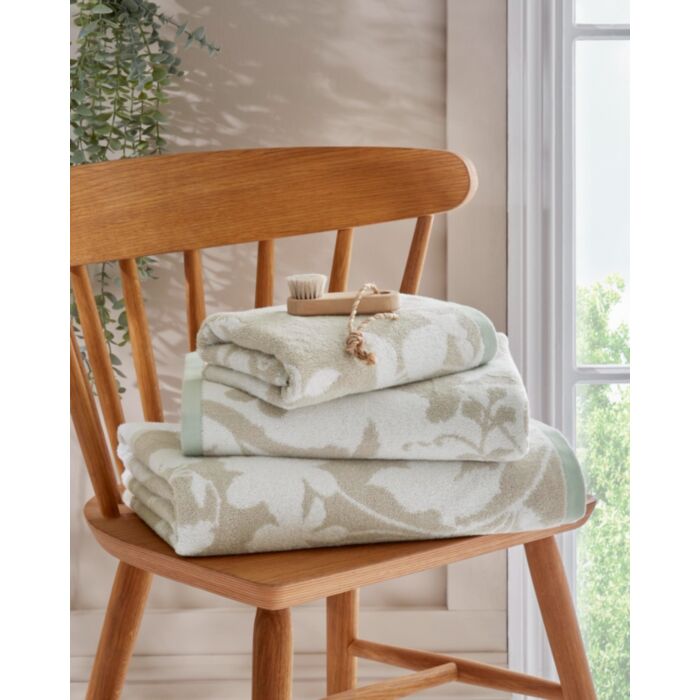 Ashley Wilde Laura Ashley Oriental Garden Dove Grey Towels