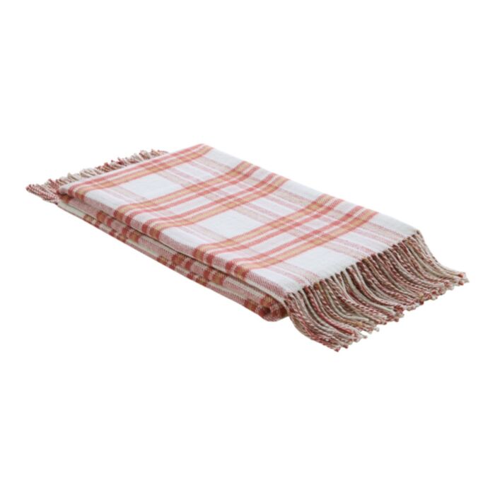Ashley Wilde Laura Ashley Padbury Check Russet 150x200cm Throw