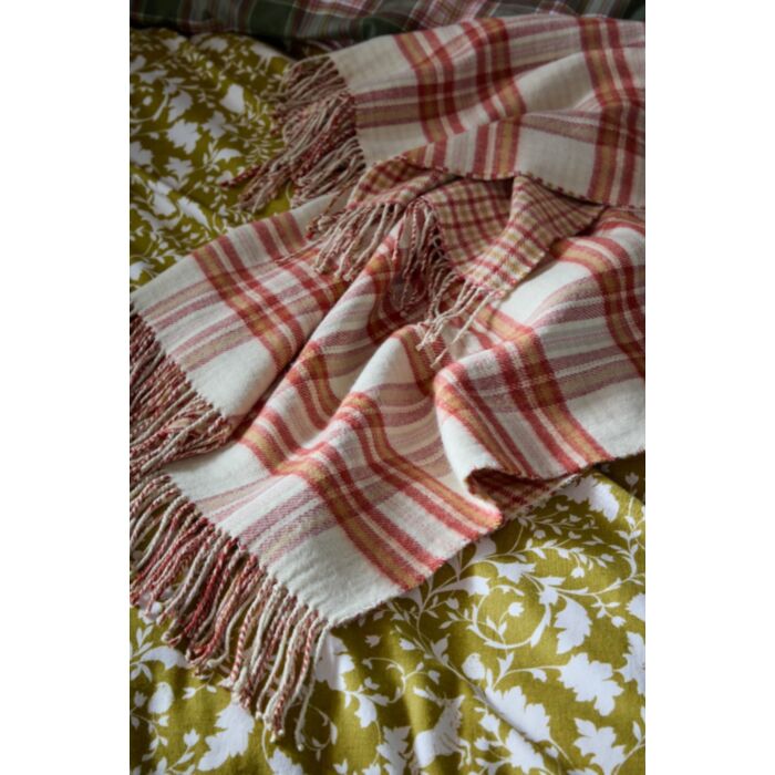 ashley wilde Laura Ashley Padbury Check Russet 150x200cm Throw