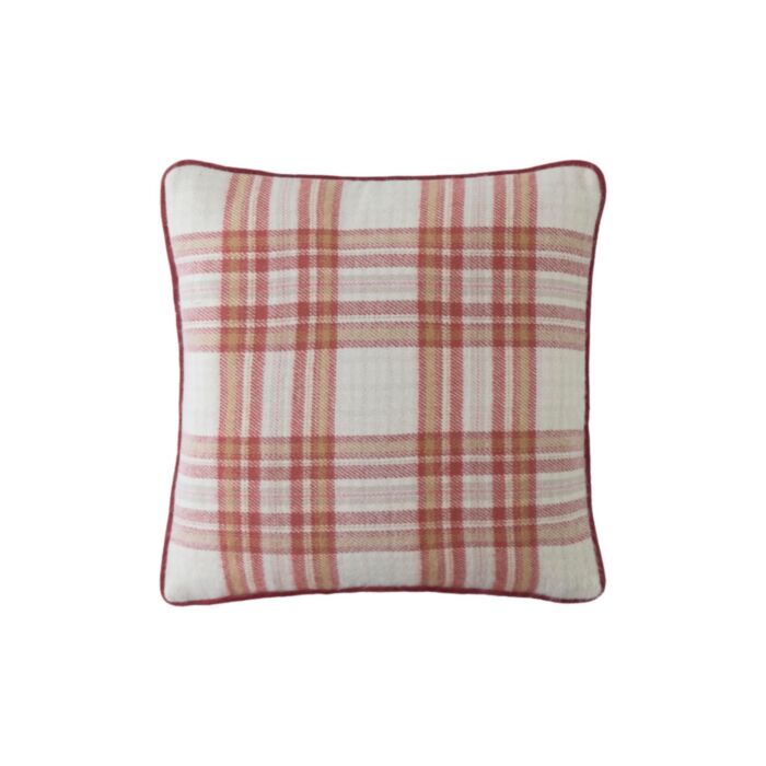 ashley wilde Laura Ashley Padbury Check Russet 45x45cm Microfibre Cushion