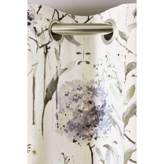 Ashley Wilde Laura Ashley Pallington Bloom Smoke Blue Ready Made Curtains