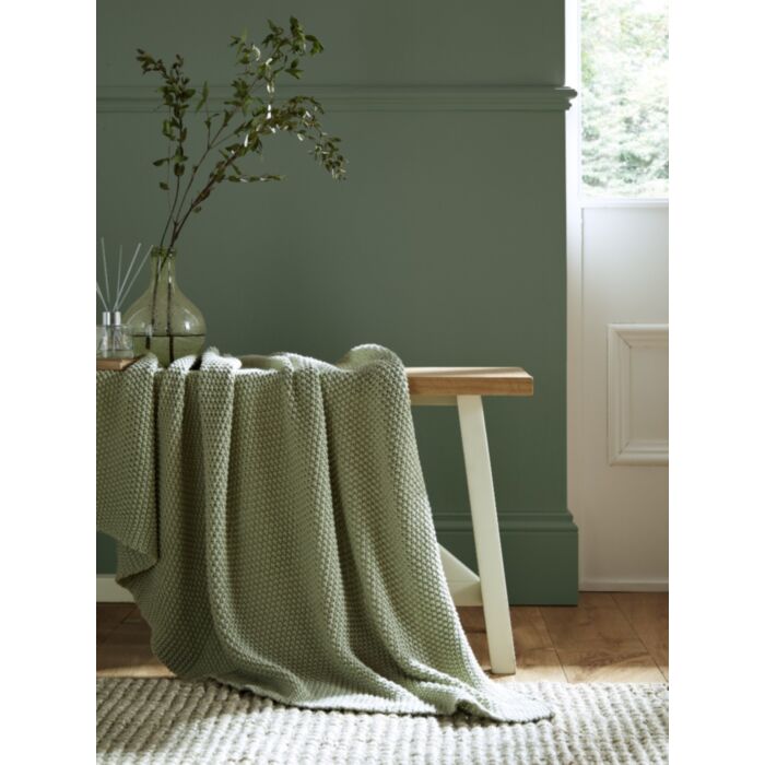 ashley wilde Laura Ashley Parker Sage 125x150cm Throw