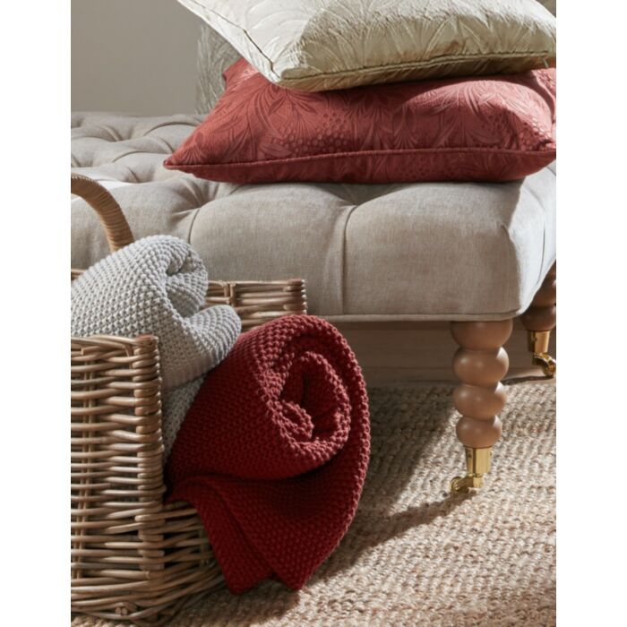 Ashley Wilde Laura Ashley Parker Terracotta 125x150cm Throw