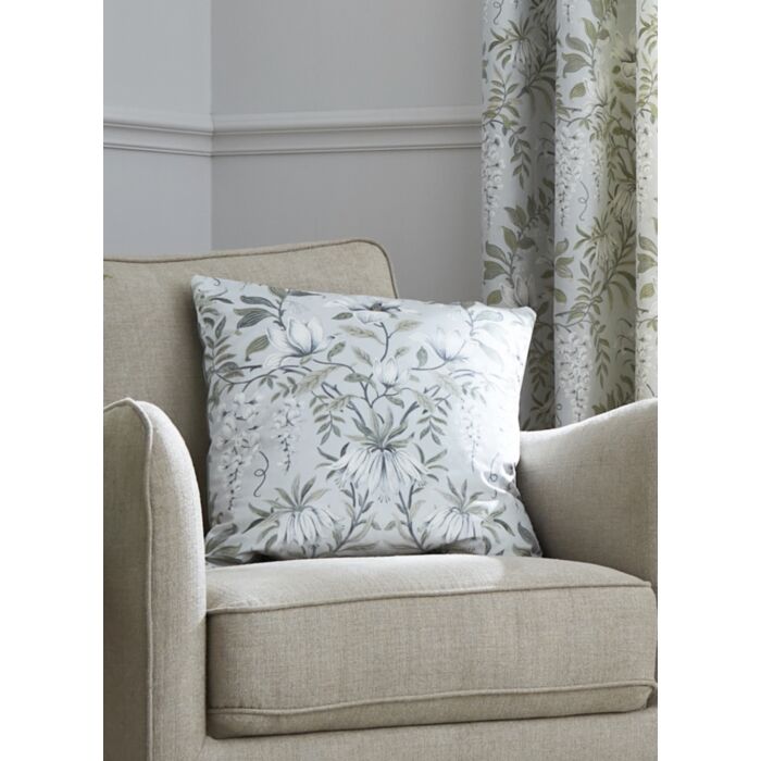 ashley wilde Laura Ashley Parterre Printed Sage 50x50cm Feather Cushion