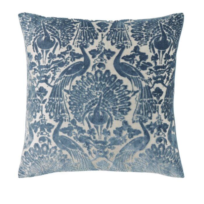 ashley wilde Laura Ashley Peacock Damask Dusky Seaspray Mf 50x50cm Cushion