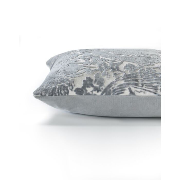 Ashley Wilde Laura Ashley Peacock Damask Steel Mf 50x50cm Cushion