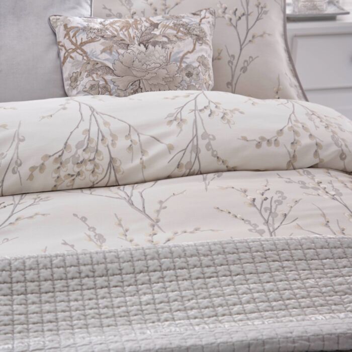 Ashley Wilde Laura Ashley Pussy Willow Dove Grey Bedding
