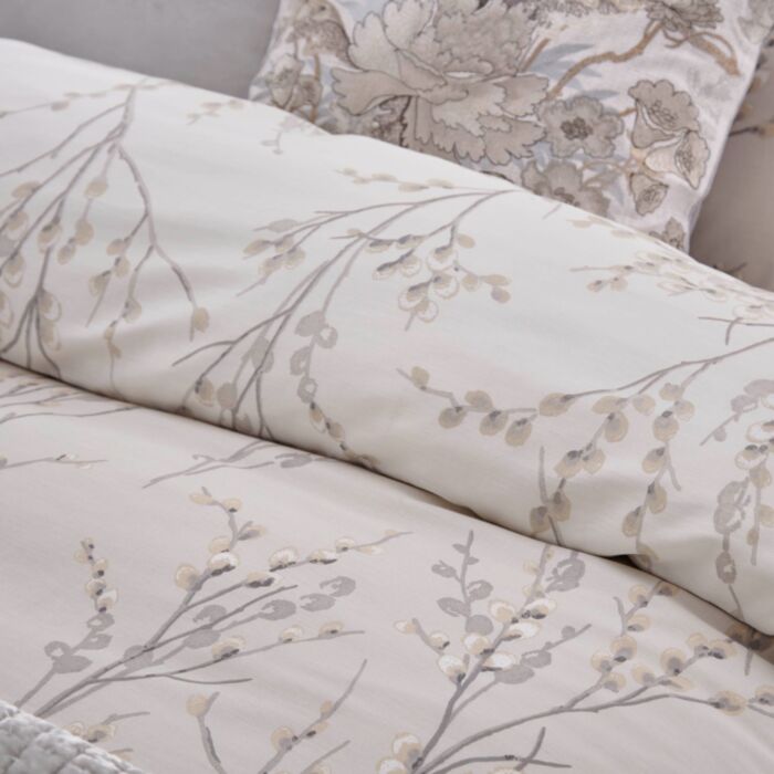 Ashley Wilde Laura Ashley Pussy Willow Dove Grey Bedding