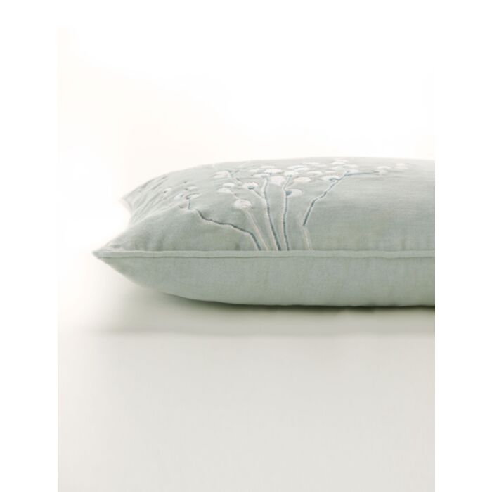 Ashley Wilde Laura Ashley Pussy Willow Emb Sage 35x50cm Feather Cushion