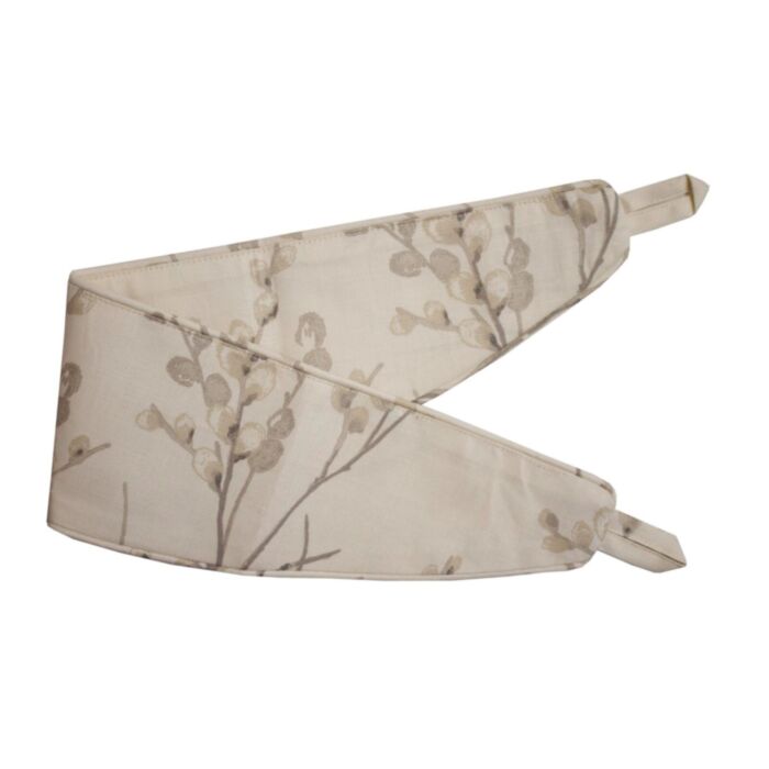 Ashley Wilde Laura Ashley Pussy Willow Offwhite/Dovegrey Header Tape Curtains