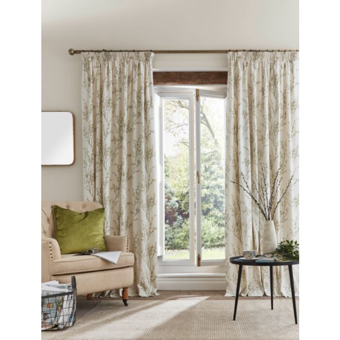ashley wilde Laura Ashley Pussy Willow Offwhite/Hedgerow Ready Made Curtains